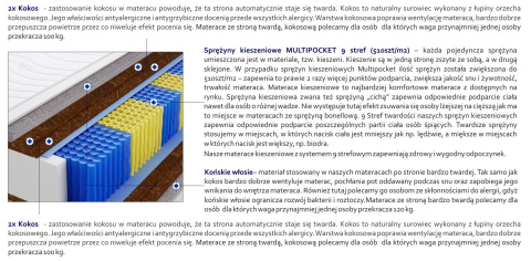 Materac Pekin Multipocket 165x195 cm