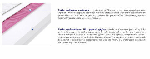 Materac Lipsk Molet 115x155 cm